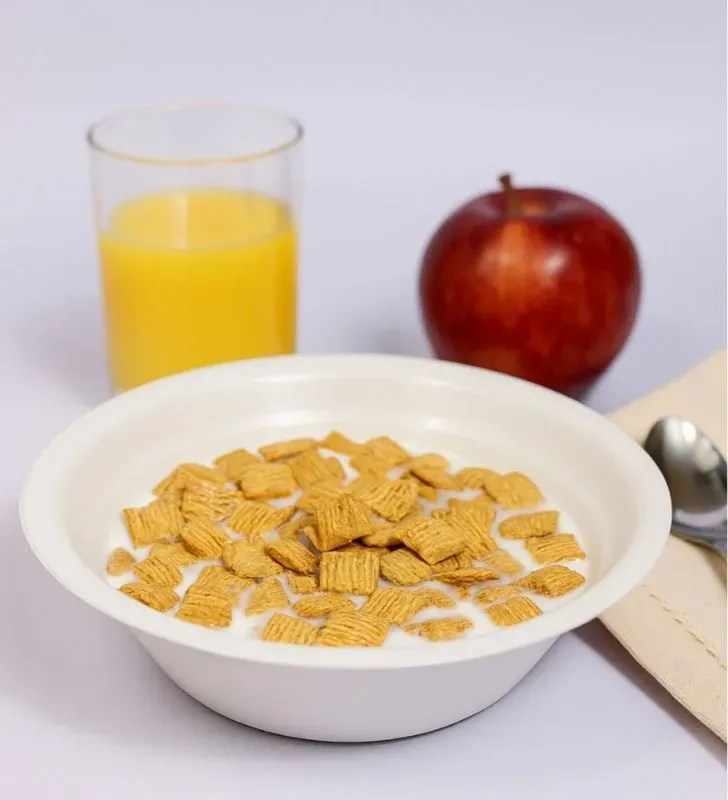 Plato Cereal Granito Boris – Plástico Resistente, 17.5 cm