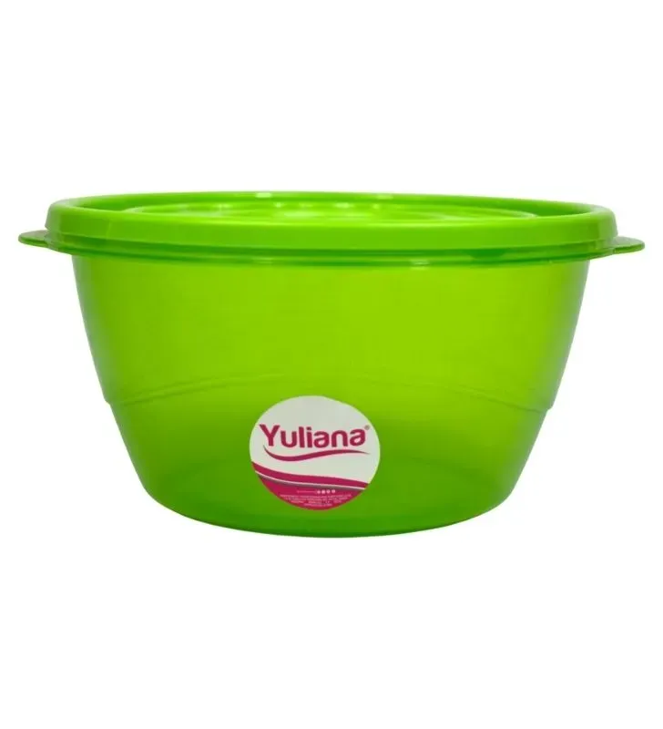 Recipiente Flower No.3 Yuliana MX-193 – 1400 ml, Plástico Resistente con Tapa a Presión