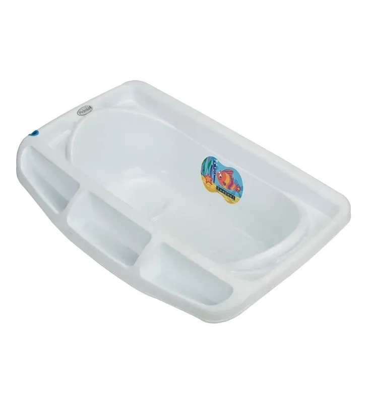 Bañera Perla 7304 Prinsel – Anatómica con asiento reductor y termómetro integrado