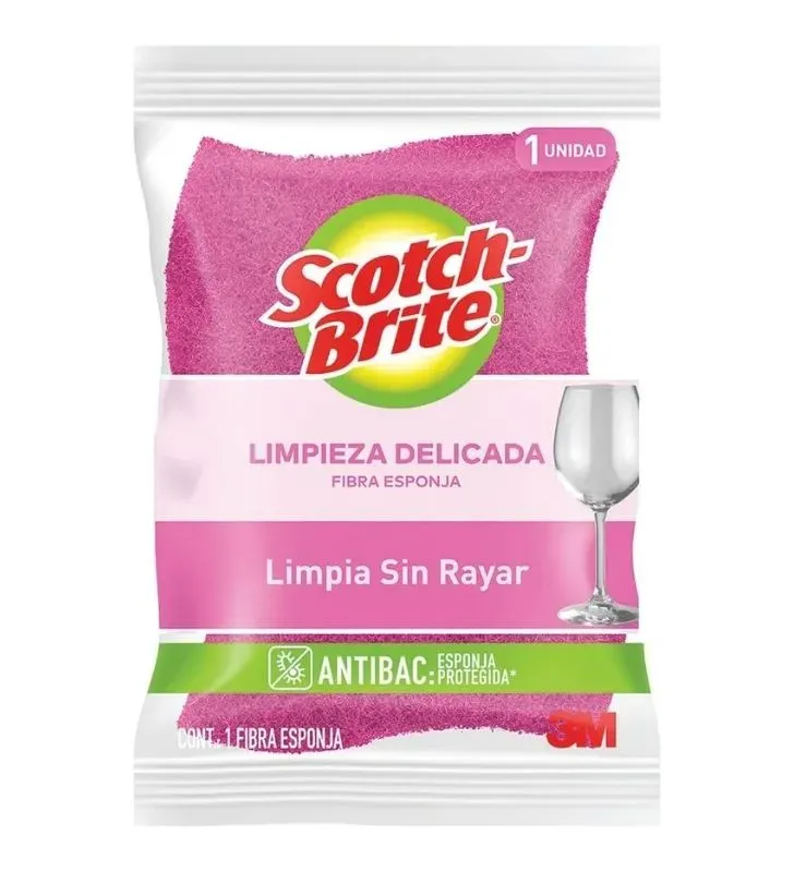 Fibra Esponja Scotch Brite Cero Rayas – Limpieza delicada