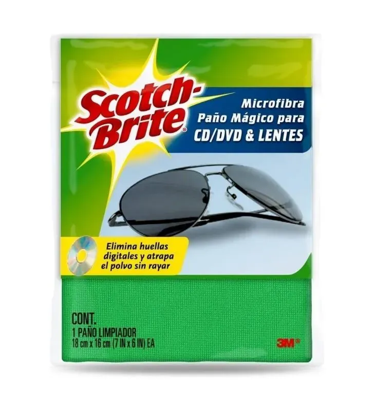 Paño Scotch Brite 0008-8 para CD/DVD & Lentes