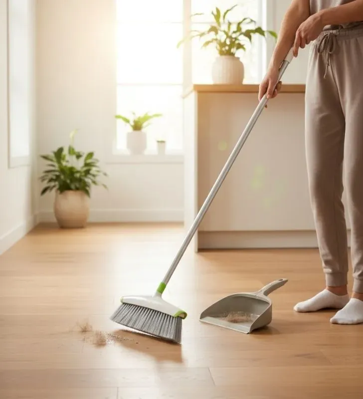 Escoba para Interiores con Bumpers Scotch-Brite™ 7100-0 – Limpieza eficaz sin dañar superficies