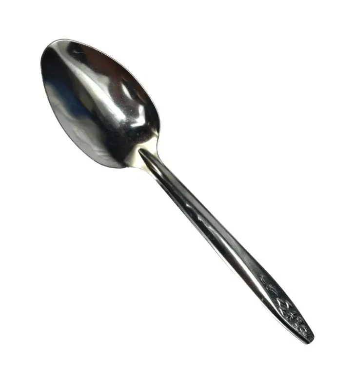 Cuchara Sopera Jazmín Satinada Facusa – Acero Inoxidable