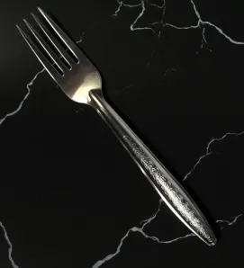 Tenedor de Mesa Florida Liso Facusa – Acero Inoxidable