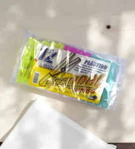 Pinza para ropa Jumbo Enkaplast – 12 piezas, colores surtidos