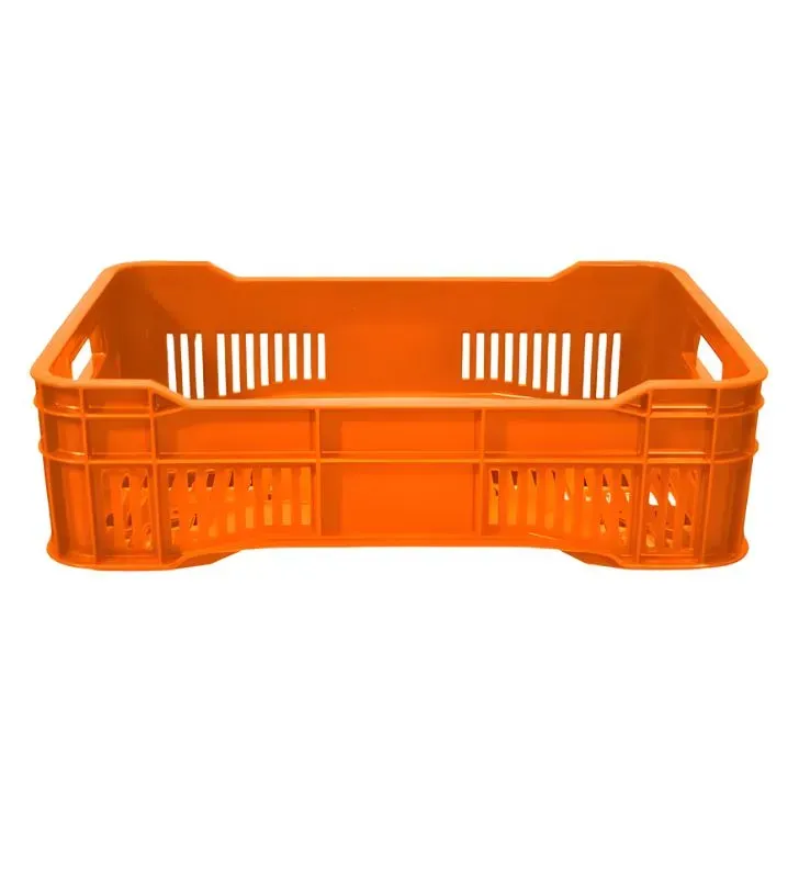Caja Walterino Mediana Calada Naranja Europlast – Almacenaje Eficiente