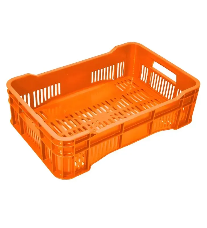 Caja Walterino Mediana Calada Naranja Europlast – Almacenaje Eficiente