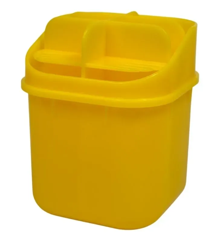 Portacubiertos con división y tapa – Europlast