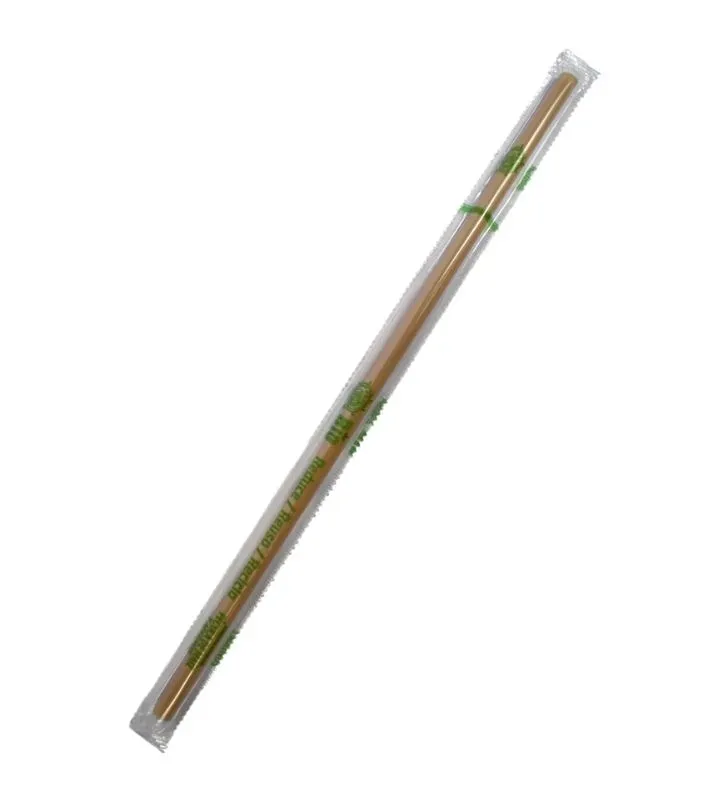 Popote Biodegradable Reyma 26 cm – Paq. 100