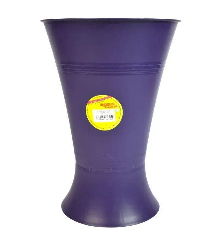 Florero Jazmín Combinado Boris – Plástico tipo mimbre