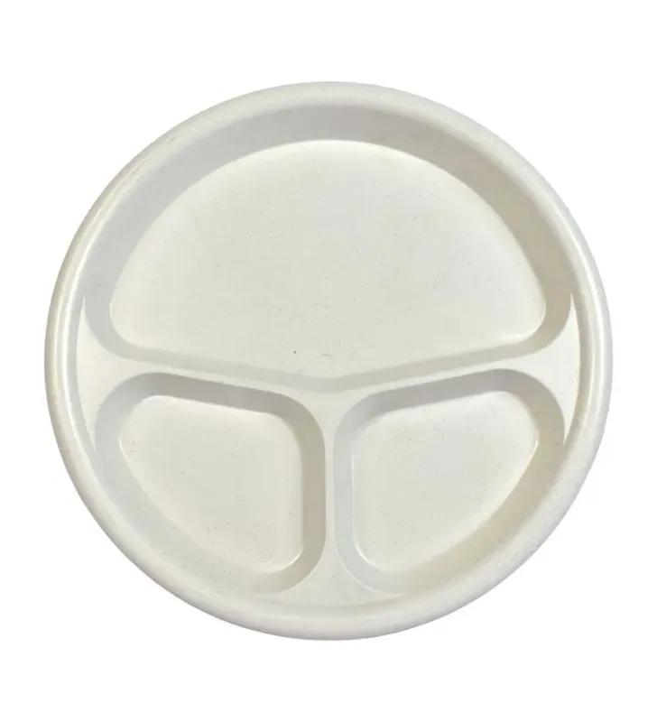 Plato Divisiones Granito Boris – Plato con Compartimentos para Comidas Mixtas