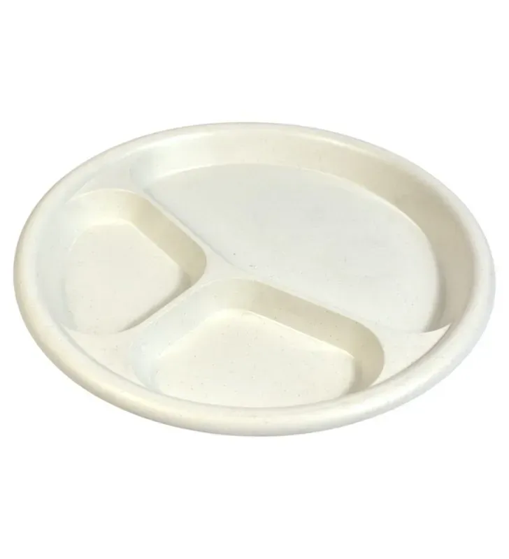 Plato Divisiones Granito Boris – Plato con Compartimentos para Comidas Mixtas