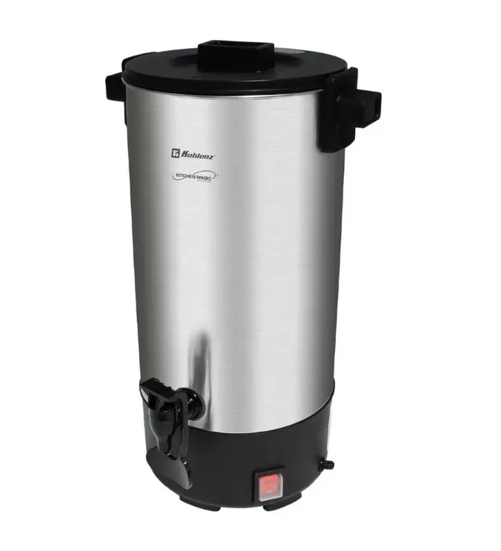 PCKM-45 Percoladora Cafetera Koblenz – 45 tazas, acero inoxidable