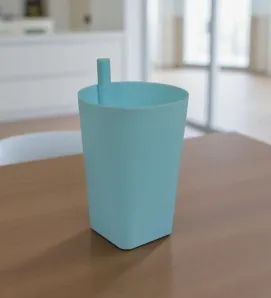 Vaso con Popote Rino Boris – 394 ml – Ideal para niños