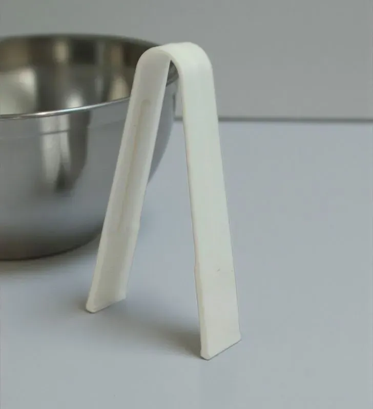 Pinzas para Hielo Blancas Boris – Plástico Durable