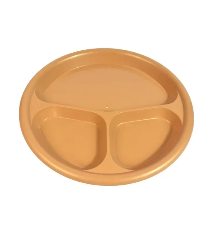 Plato con Divisiones Color Café Marca Boris