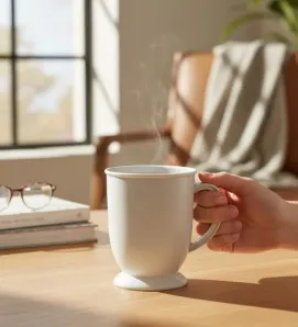 Taza Champ Granito Boris – 390 ml, Polipropileno