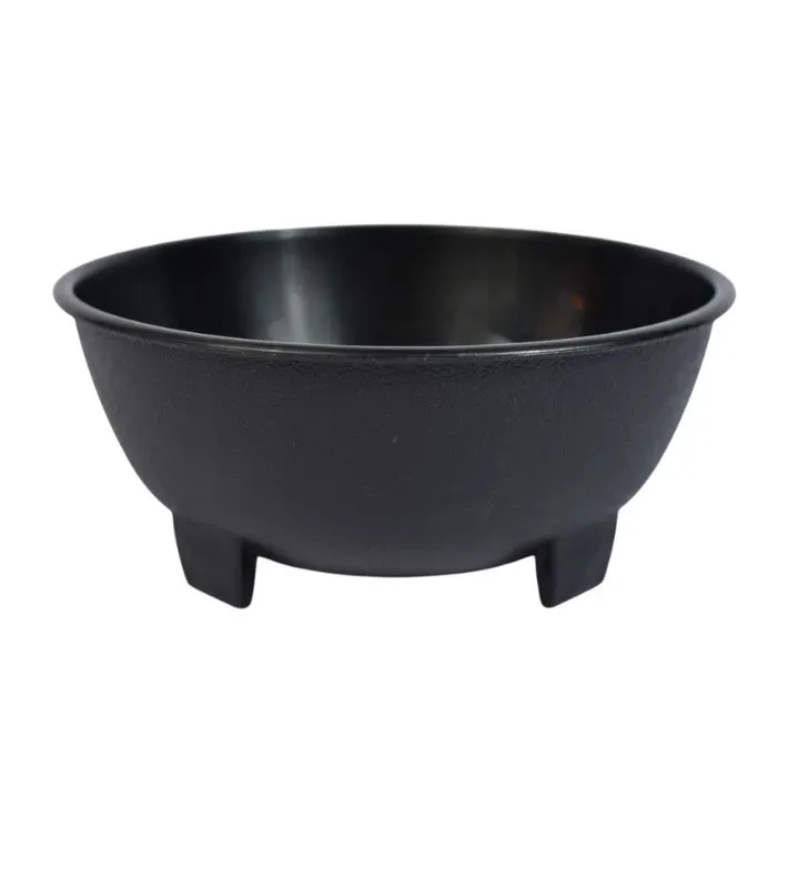 Molcajete Negro Boris – 14.07 cm, Plástico Resistente