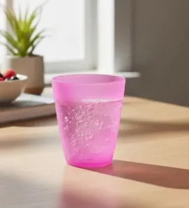 Vaso Onda Combinado Boris – Vaso plástico con diseño de ondas