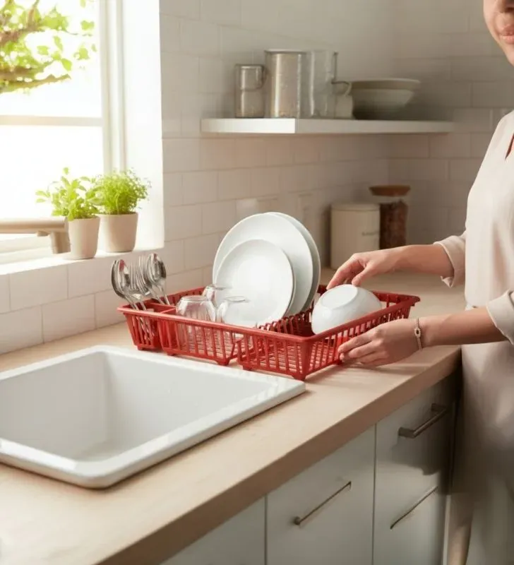 Escurridor de Platos Boris – Plástico Resistente, Varios Colores