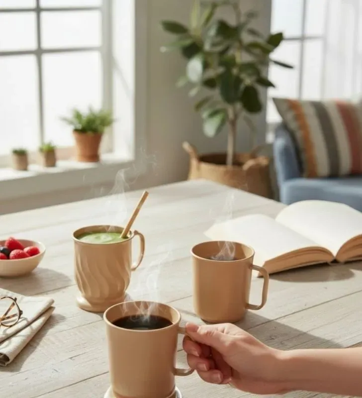Taza Champ Café – 340 ml, Polipropileno