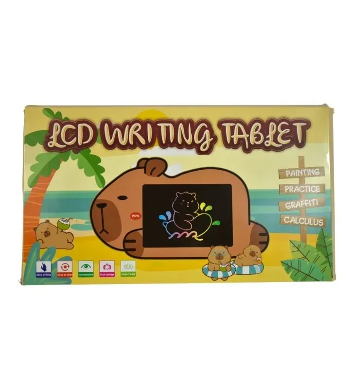 Pizarrón de Pila 8759Y – Pizarra Mágica Infantil con Diseño de Capibara Acostado