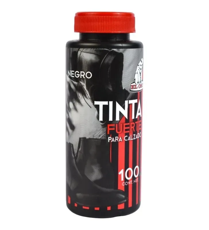 Tinta para Calzado El Oso 100 ml Color Negro – Restauración y Cuidado