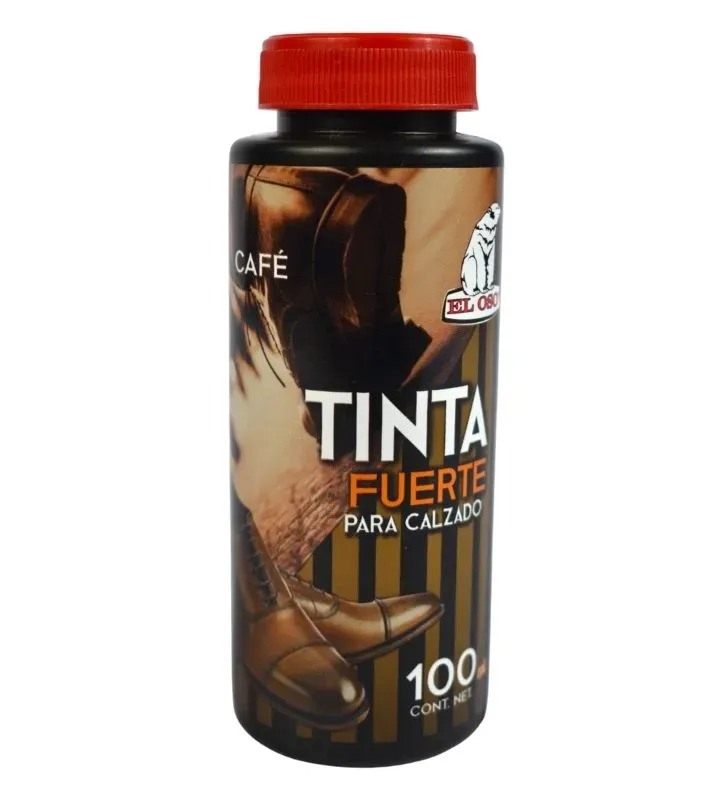 Tinta para Calzado El Oso 100 ml Color Café – Restauración y Cuidado