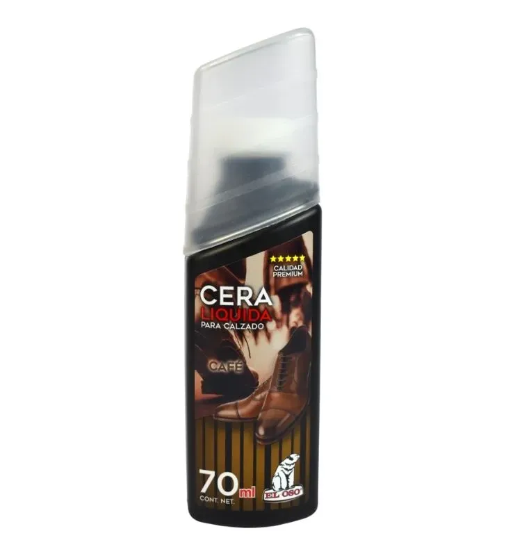 Cera Líquida El Oso 70 ml Café – Restauración y Brillo