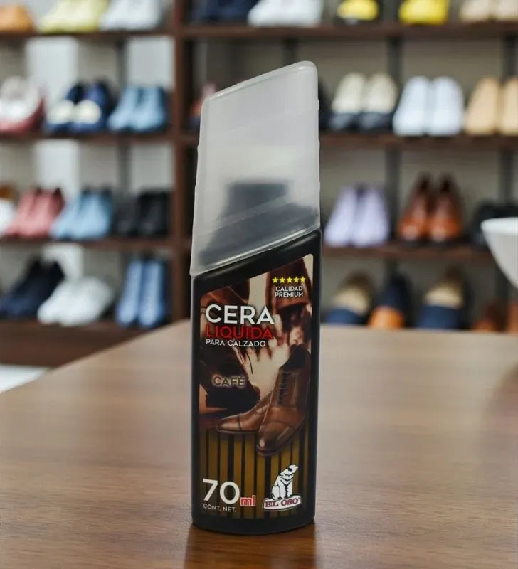 Cera Líquida El Oso 70 ml Café – Restauración y Brillo
