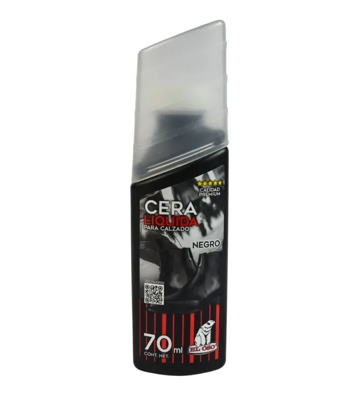 Cera Líquida El Oso 70 ml Negra – Restauración y Brillo