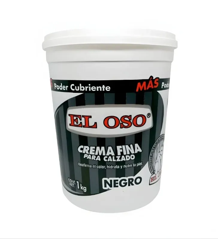 Crema Brillo El Oso Econo Pack 1 kg Negro – Hidratación y Brillo