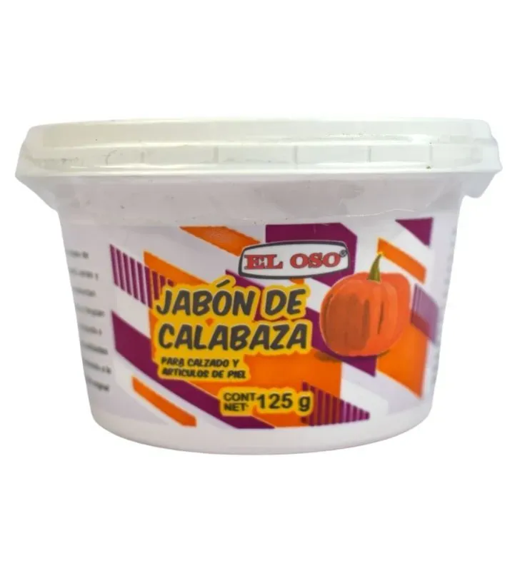 Jabón de Calabaza 125 g – El Oso – Limpieza y nutrición para piel