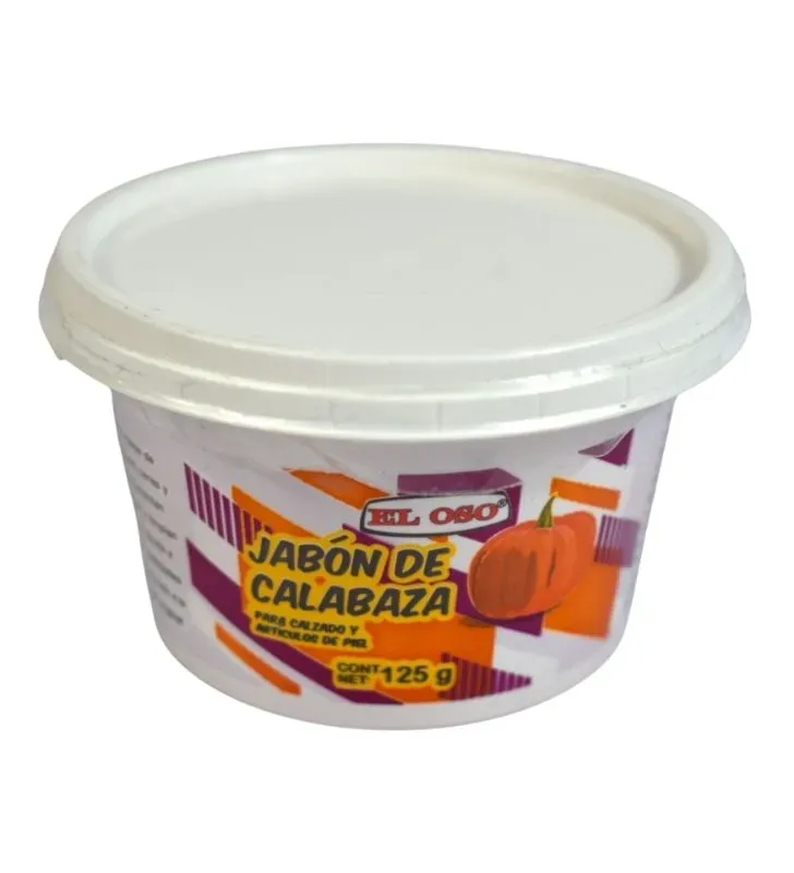 Jabón de Calabaza 125 g – El Oso – Limpieza y nutrición para piel