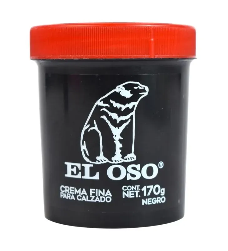 Crema Fina Negra 170 g – El Oso – Cuidado para Calzado