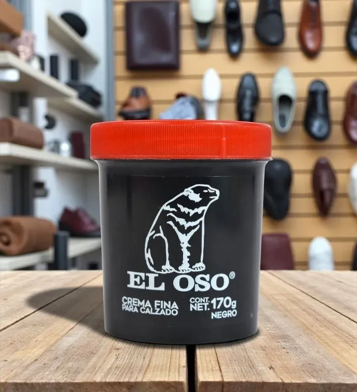 Crema Fina Negra 170 g – El Oso – Cuidado para Calzado