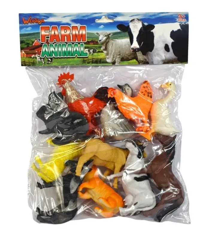 Juego de Animales de Granja CP-9241B – Set educativo de figuras