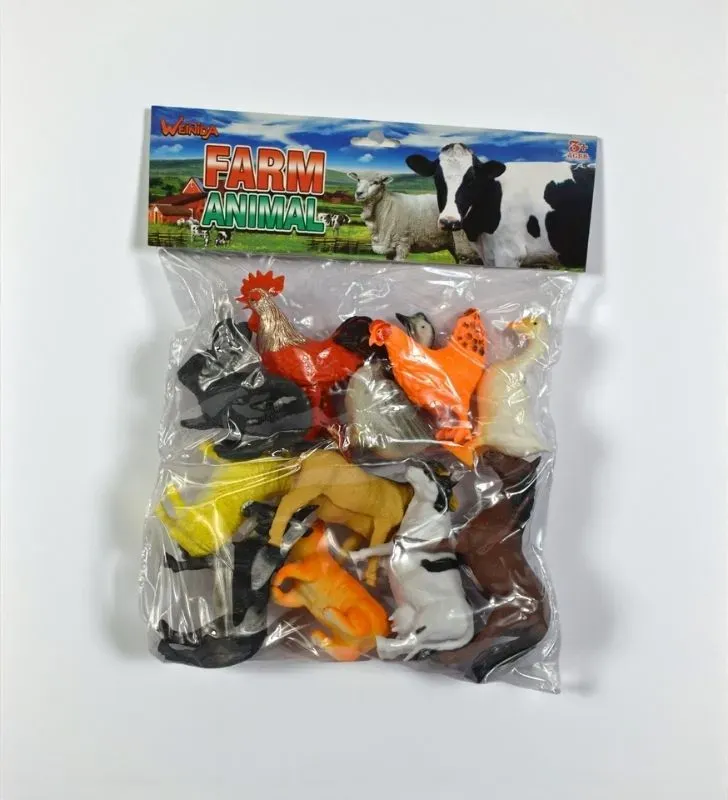 Juego de Animales de Granja CP-9241B – Set educativo de figuras