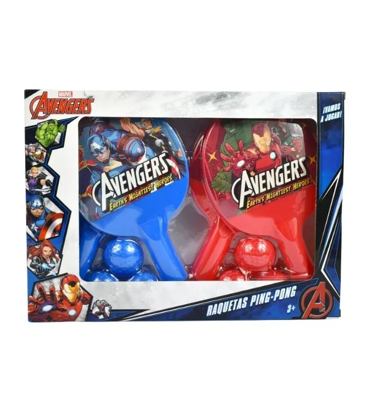 Juego de Raquetas de Ping Pong Avengers T380033 – ToyMark | Juguete al aire libre Marvel