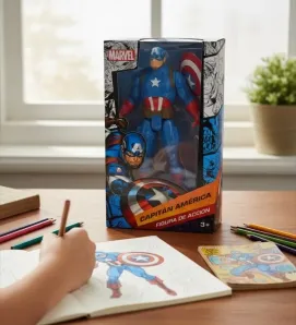 Figura Capitán América T378852 – Toymark | Juguete de acción Marvel