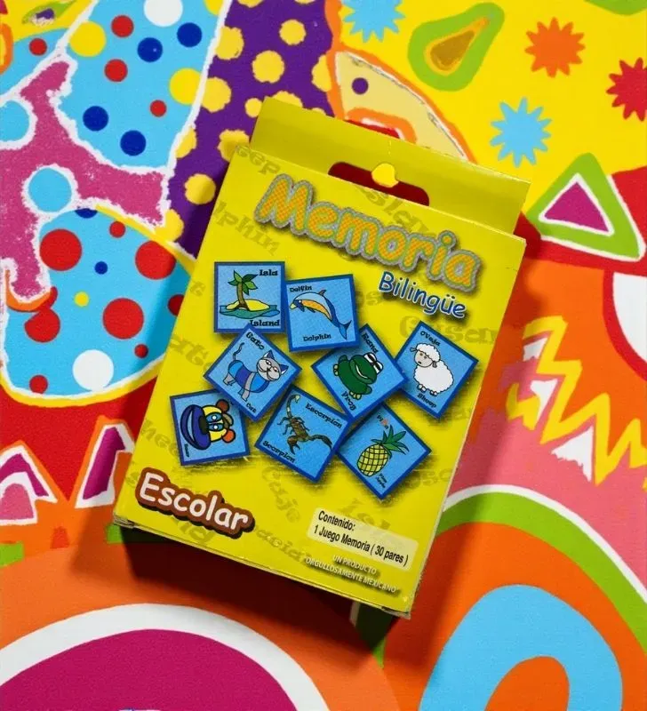 Memorama Bilingüe Escolar Dicresa – Español/Inglés