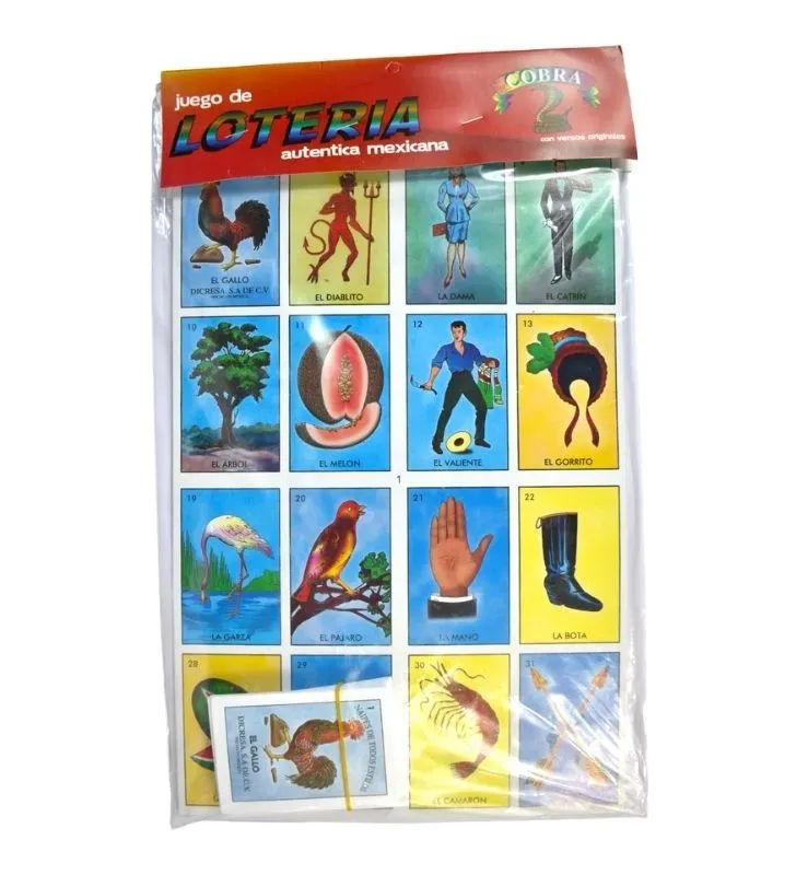 Lotería Cobra Jumbo Dicresa – 10 Tablas Gigantes