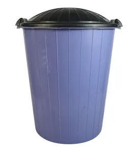Bote Acapulco 40 L con tapa Kangy – Plástico resistente y apilable