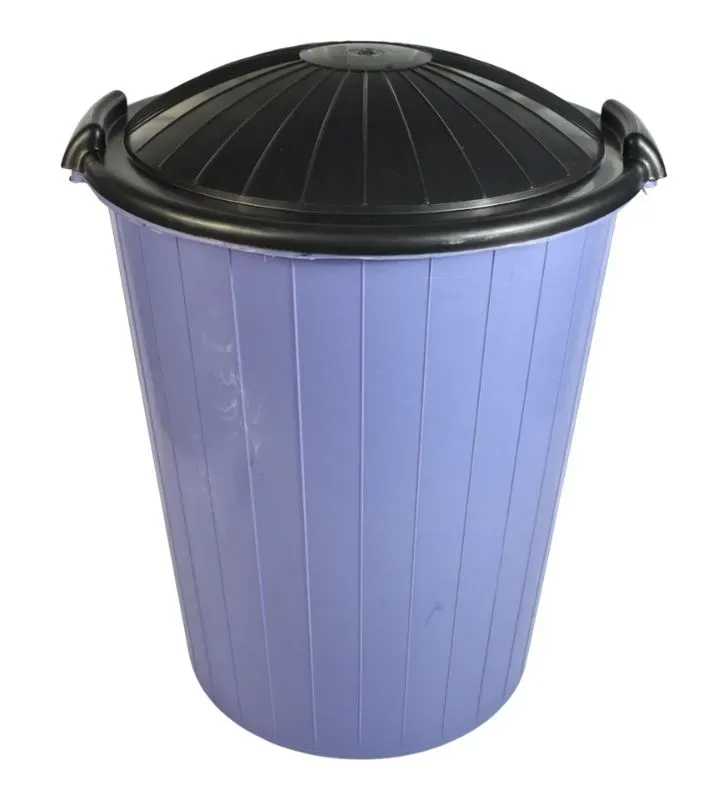 Bote Acapulco 40 L con tapa Kangy – Plástico resistente y apilable