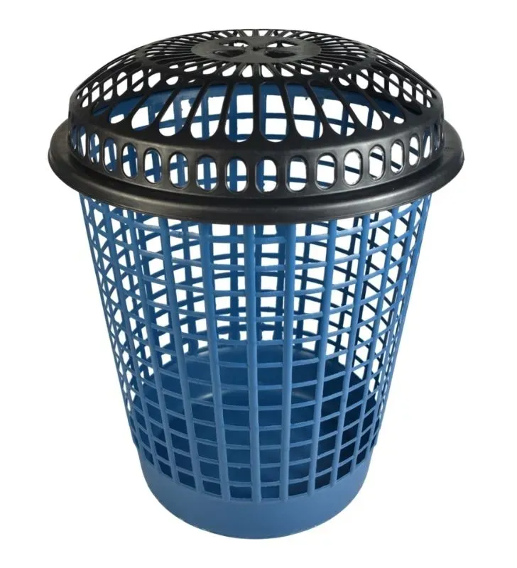 Cesto Calado Grande con Tapa Kangy – Plástico resistente y ventilado