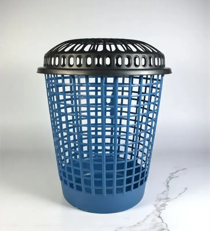 Cesto Calado Grande con Tapa Kangy – Plástico resistente y ventilado