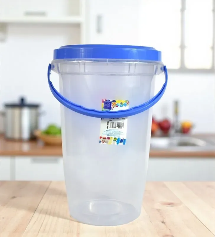 Topper de Plástico 7 Litros con Asa – Resistente y Versátil