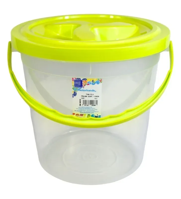 Cubeta Titan 12L Plastiapan – Almacenamiento práctico y funcional