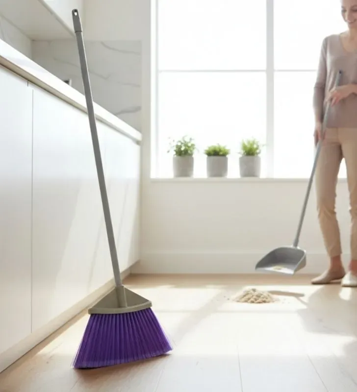 Escoba Abanico Plus Escobas Ideal – Cobertura Ancha Tipo Abanico
