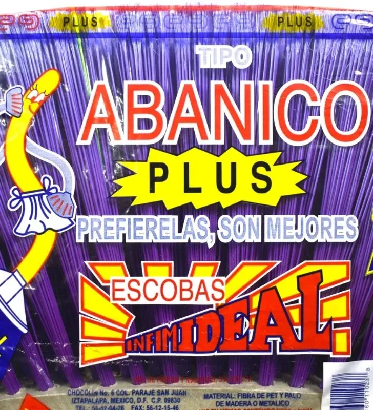 Escoba Abanico Plus Ideal – Cobertura Ancha Tipo Abanico